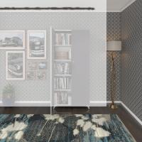 Kenzlife 2 kapılı dolap çilem 188*090*032 gri kilitli ayaklı banyo mutfak ofis kitaplık ayakkabılık kiler