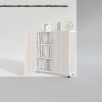 Kenzlife 2 kapılı dolap çilem 088*070*032 crd kilitli tekerlekli banyo mutfak ofis kitaplık ayakkabılık kiler