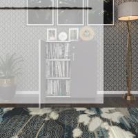 Kenzlife 2 kapılı dolap çilem 088*070*032 gri kilitli tekerlekli banyo mutfak ofis kitaplık ayakkabılık kiler