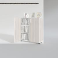 Kenzlife 2 kapılı dolap rabia 088*070*032 crd kapaklı tekerlekli banyo mutfak ofis kitaplık ayakkabılık kiler