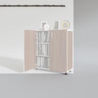 Kenzlife 2 kapılı dolap rabia 088*070*032 cvz kapaklı tekerlekli banyo mutfak ofis kitaplık ayakkabılık kiler