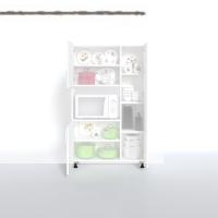 Kenzlife mini fırın dolabı alpkuntsol byz 148*90*30 ayaklı mikroalga midi fırın mutfak