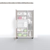 Kenzlife mini fırın dolabı alpkuntsol cvz 148*90*30 ayaklı mikroalga midi fırın mutfak