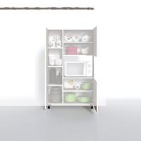 Kenzlife mini fırın dolabı alpkuntsağ crd 148*90*30 ayaklı mikroalga midi fırın mutfak