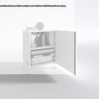 Kenzlife mutfak dolabı mine 048*030*032 byz kapaklı ayaklı banyo evrak ofis kitaplık ayakkabılık kiler