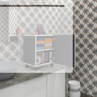 Kenzlife mutfak dolabı mine 048*030*032 gri kapaklı tekerlekli banyo evrak ofis kitaplık ayakkabılık kiler