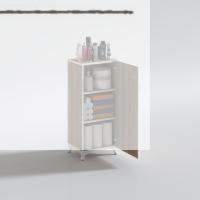 Kenzlife mutfak dolabı zehra 088*050*032 crd kilitli ayaklı banyo evrak ofis kitaplık ayakkabılık kiler