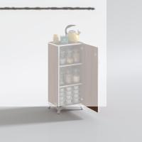 Kenzlife mutfak dolabı zehra 108*030*032 cvz kilitli ayaklı banyo evrak ofis kitaplık ayakkabılık kiler