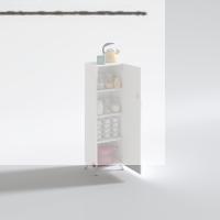 Kenzlife mutfak dolabı zehra 128*030*032 byz kilitli ayaklı banyo evrak ofis kitaplık ayakkabılık kiler
