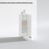 Kenzlife mutfak dolabı zehra 128*030*032 byz kilitli ayaklı banyo evrak ofis kitaplık ayakkabılık kiler