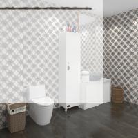 Kenzlife mutfak dolabı zehra 168*030*032 byz kilitli ayaklı banyo evrak ofis kitaplık ayakkabılık kiler