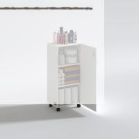 Kenzlife mutfak dolabı zehra 088*030*032 byz kilitli tekerlekli banyo evrak ofis kitaplık ayakkabılık kiler