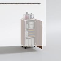 Kenzlife mutfak dolabı zehra 088*050*032 cvz kilitli tekerlekli banyo evrak ofis kitaplık ayakkabılık kiler