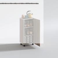 Kenzlife mutfak dolabı zehra 088*050*032 crd kilitli tekerlekli banyo evrak ofis kitaplık ayakkabılık kiler