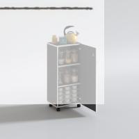 Kenzlife mutfak dolabı zehra 108*030*032 gri kilitli tekerlekli banyo evrak ofis kitaplık ayakkabılık kiler