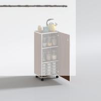 Kenzlife mutfak dolabı zehra 108*030*032 cvz kilitli tekerlekli banyo evrak ofis kitaplık ayakkabılık kiler