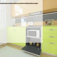 Kenzlife ocak dolabı demi gri 85*60*57 mutfak modül mini fırın  ankastre ocak için