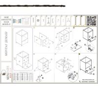 Kenzlife ocak dolabı demi crd 85*60*57 mutfak modül mini fırın  ankastre ocak için
