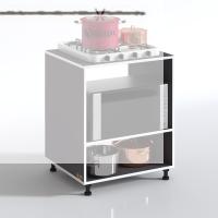 Kenzlife ocak dolabı nermin gri 85*70*60 XLARGE hazır mutfak klasik setüstü ocak için sabit tabla