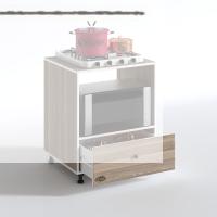 Kenzlife ocak dolabı nevresel crd 85*70*60 XLARGE çekmeceli hazır mutfak klasik setüstü ocak için sabit tabla