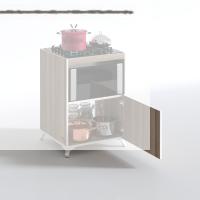 Kenzlife ocak dolabı doğangün crd 85*60*56 hazır mutfak ankastre gömme ocak için arkalıksız