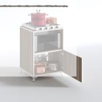 Kenzlife ocak dolabı revbahar crd 85*60*56 hazır mutfak klasik set üstü ocak için arkalıksız
