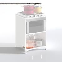 Kenzlife ocak dolabı iclal byz 85*60*57 mutfak klasik setüstü ocak için modül