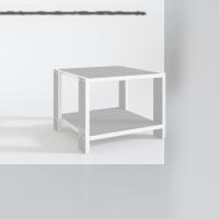 Kenzlife orta salon sehpası cakarta gri 39*39*39 yemek sofra bilgisayar (m)