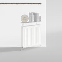 Kenzlife petek üstü raf dresuar golden boy gri 040*24 tekli kitaplık duvar rafı 040 cm uzunluk