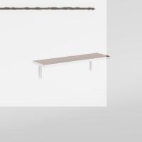 Kenzlife petek üstü raf dresuar golden boy cvz 040*24 tekli kitaplık duvar rafı 040 cm uzunluk