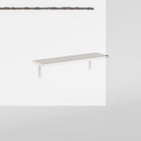 Kenzlife petek üstü raf dresuar golden boy crd 040*24 tekli kitaplık duvar rafı 040 cm uzunluk