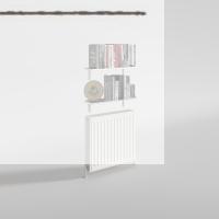 Kenzlife petek üstü raf dresuar golden boy cvz 040*24 ikili kitaplık duvar rafı 040 cm uzunluk
