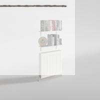 Kenzlife petek üstü raf dresuar golden boy crd 040*24 ikili kitaplık duvar rafı 040 cm uzunluk