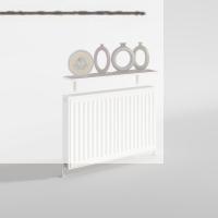 Kenzlife petek üstü raf dresuar golden boy cvz 080*24 tekli kitaplık duvar rafı 080 cm uzunluk