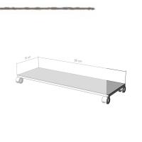 Kenzlife saksı altlığı kazım cvz 010*090*30 tüp saksılık