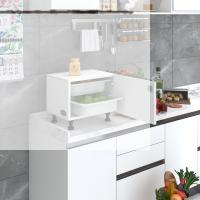 Kenzlife sepetli kilitli mutfak dolabı ruberukilit byz 038x45x30 banyo çamaşır beyaz 2 li sepet