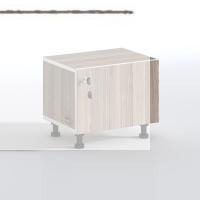 Kenzlife sepetli kilitli mutfak dolabı ruberukilit crd 038x45x30 banyo çamaşır beyaz 2 li sepet