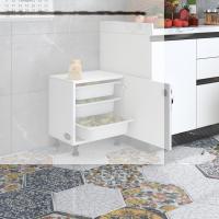 Kenzlife sepetli kilitli mutfak dolabı ruberukilit byz 050x45x30 banyo çamaşır beyaz 3 lü sepet