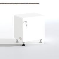 Kenzlife sepetli kilitli mutfak dolabı ruberukilit byz 050x45x30 banyo çamaşır beyaz 3 lü sepet