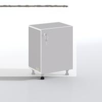 Kenzlife sepetli kilitli mutfak dolabı ruberukilit gri 062x45x30 banyo çamaşır beyaz 4 lü sepet