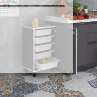 Kenzlife sepetli kilitli mutfak dolabı ruberukilit gri 074x45x30 banyo çamaşır beyaz 5 li sepet