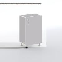 Kenzlife sepetli kilitli mutfak dolabı ruberukilit gri 074x45x30 banyo çamaşır beyaz 5 li sepet