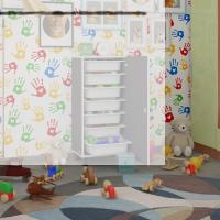 Kenzlife sepetli kilitli mutfak dolabı ruberukilit gri 098x45x30 banyo çamaşır beyaz 7 li sepet