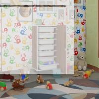 Kenzlife sepetli kilitli mutfak dolabı ruberukilit cvz 098x45x30 banyo çamaşır beyaz 7 li sepet