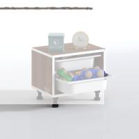 Kenzlife sepetli mutfak dolabı ruberu cvz 038x45x30 banyo oyuncak çamaşır beyaz 2 li sepet