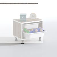 Kenzlife sepetli mutfak dolabı ruberu crd 038x45x30 banyo oyuncak çamaşır beyaz 2 li sepet