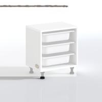 Kenzlife sepetli mutfak dolabı ruberu byz 050x45x30 banyo oyuncak çamaşır beyaz 3 lü sepet