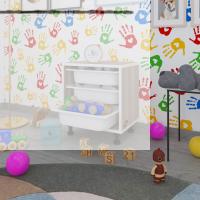 Kenzlife sepetli mutfak dolabı ruberu crd 050x45x30 banyo oyuncak çamaşır beyaz 3 lü sepet