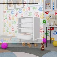 Kenzlife sepetli mutfak dolabı ruberu gri 062x45x30 banyo oyuncak çamaşır beyaz 4 lü sepet