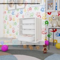 Kenzlife sepetli mutfak dolabı ruberu crd 062x45x30 banyo oyuncak çamaşır beyaz 4 lü sepet